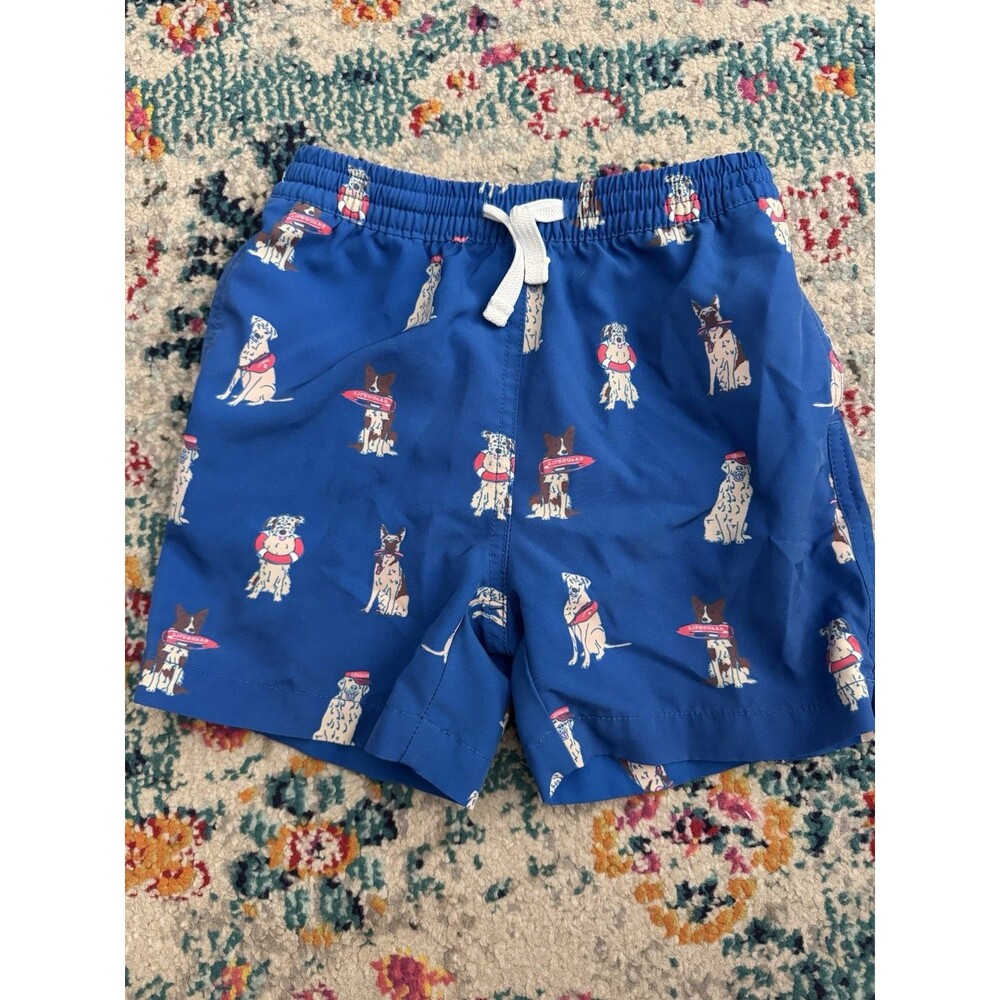 Chubbies Boys Let The Dogs Outs Lined Swim Trunks Size 5